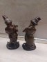  Чифт бронзови антикварни статуетки , снимка 4
