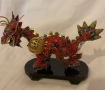 Китайски античен червен метален дракон, снимка 2