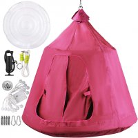 Висяща палатка тента люлка тип хамак с дъгова LED декорация AC2040 за външно и вътрешно ползване, снимка 9 - Други - 35126661