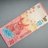 Банкнота - Аржентина - 20 песо UNC | 2017г., снимка 1 - Нумизматика и бонистика - 43931194