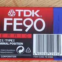Аудио касета TDK-FE90, снимка 2 - Аудио касети - 44013866