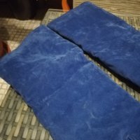 Сини ботуши тип чизми, снимка 3 - Дамски ботуши - 26998846
