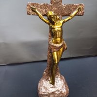 Статуетка Христос на кръста - полирезин от висок клас, снимка 5 - Статуетки - 43212895