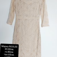 Маркова рокля на марката ROOLEE размер XS -80лв., снимка 3 - Рокли - 36695182