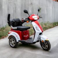 НОВА Електрическа Триколка Max Motors 1500W FM1-LUX RED, снимка 1 - Мотоциклети и мототехника - 30153727