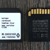 2024 RENAULT SD Card Carminat TOMTOM LIVE 11.05 Europa Навигационна Сд Карта, снимка 1 - Навигация за кола - 33075796