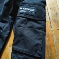 Black Squad Cargo марков панталон промазан плат тактически размер Л, снимка 6 - Панталони - 44131960
