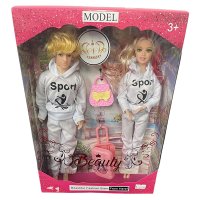 Комплект кукли тип Барби, MODEL, с аксесоари Код: 35786-1, снимка 1 - Кукли - 43105448