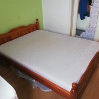 Рамка за легло с две нощни шкафчета , снимка 1 - Спални и легла - 43020499