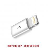 Адаптер от MicroUSB към USB Type C или Iphone, снимка 6 - Оригинални батерии - 28270743