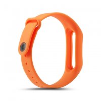 Цветна каишка за XIAOMI Mi Band 2 - оранжев цвят, снимка 3 - Каишки за часовници - 32291960