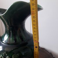 Немска керамична ваза кана ръчна изработка , снимка 5 - Колекции - 32865994