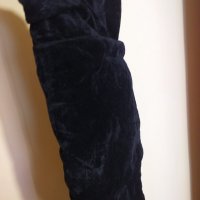 Дам.ботуши-/изк.велур/-чизми-№39-цвят-черен. Закупени от Италия., снимка 9 - Дамски ботуши - 22315371
