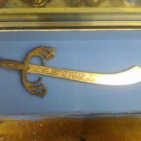 Старинен ятаган меч сувенир от Италия, снимка 2 - Други ценни предмети - 38306673