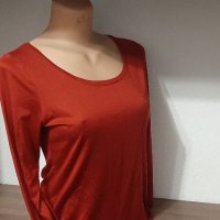 Дамска Блуза Hema цвят Бордо, снимка 5 - Блузи с дълъг ръкав и пуловери - 38938576