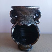 Декоративен свещник от керамика , снимка 5 - Декорация за дома - 43836399