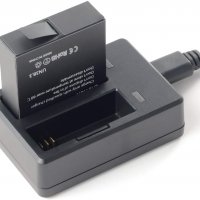 Зарядно устройство SJCAM за батерии SJ6 Legend, За 2 батерии, USB кабел, снимка 5 - Батерии, зарядни - 27855482
