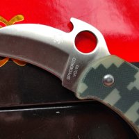 Сгъваем нож Spyderco Karahawk C170GP, снимка 9 - Ножове - 40769077