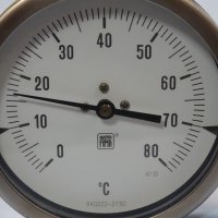 индустриален термометър NUOVA FIMA Ø110mm G 1/2 KL 1 0/+80/+200°C, L130-280mm, снимка 13 - Резервни части за машини - 35490870