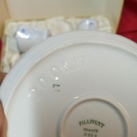 Френски порцеланов детски фирмен комплект -Pillivuy,затопляща ядене чиния и др, снимка 16 - Сервизи - 43623981