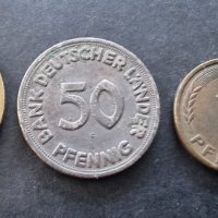 Монети . Германия. 1, 10 и 50 пфенига. 1949 година., снимка 3 - Нумизматика и бонистика - 38160553