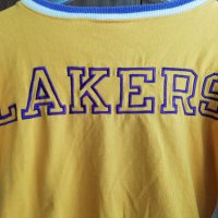 LA Lakers Champion Official Shooting Shirt NBA оригинална тениска Лейкърс Los Angeles L 1996/1997, снимка 4 - Тениски - 43209951