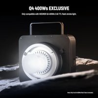 Нова Neewer Q4 студийна флаш светкавица - Крушка 400W , снимка 3 - Друга електроника - 43194302