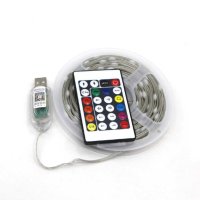 RGB LED кабел, лента, лампички 10 метра с USB , снимка 9 - Лед осветление - 43555490