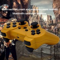 Джойстик с кабел Dualshock 3 за компютър, playstation 3, снимка 2 - Джойстици и геймпадове - 35497420