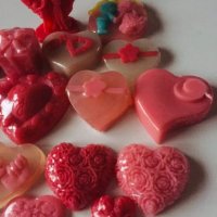 Ароматни глицеринови сапунчета за Свети Валентин, снимка 17 - Романтични подаръци - 31573742