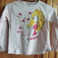 розова блузка русокоска, снимка 2 - Детски тениски и потници - 37432205