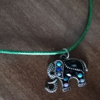 Гердан на връв слонче, снимка 8 - Колиета, медальони, синджири - 40239569