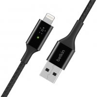 29лвBelkin DuraTekª Plus Кабел Lightning към USB-A с кабел 1.2 м - черен, снимка 3 - USB кабели - 39880899