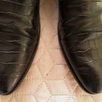 Bata оригинални мъжки черни обувки от естествена кожа, снимка 4 - Официални обувки - 27749499