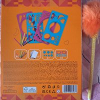 Детски комплект за рисуване с шаблони, снимка 2 - Рисуване и оцветяване - 43925206