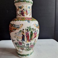 стара ваза китайски порцелан с печат, снимка 2 - Вази - 40642852