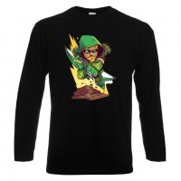 Мъжка тениска DC Green Arrow Star Wars Игра,Изненада,Подарък,Геймър, , снимка 2 - Тениски - 36800683