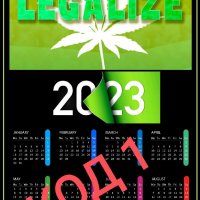 Календари 'Legalize THC Weed' (Супер Ламинат), снимка 2 - Други - 39806984