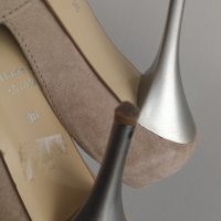 Обувки на ток -от Естествен велур, снимка 13 - Дамски обувки на ток - 38394218