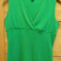 I-N-S зелена дамска блуза без ръкав, снимка 1 - Потници - 27905143