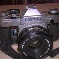 canon апарат+canon обектив-made in japan-внос франция, снимка 8 - Фотоапарати - 26956843