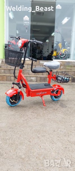 Детско електрическо Harley 350W 48V/12AH Червено , снимка 1