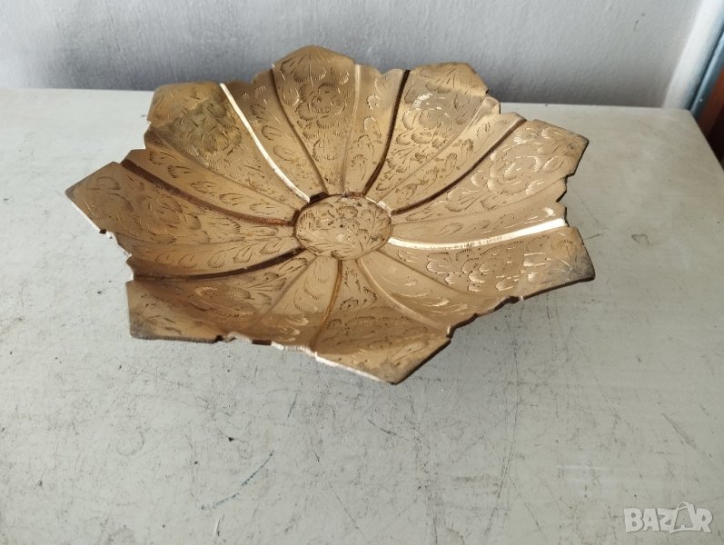 месингова купа в стил арт деко, снимка 1