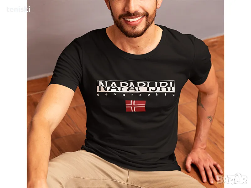 Тениски принт Napapijri Всички размери, снимка 1