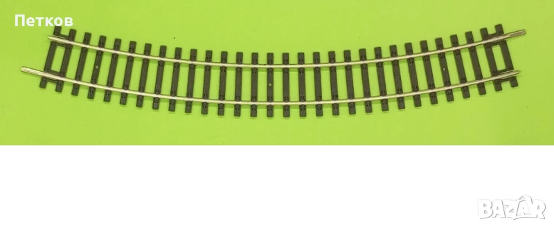 Извити релси R2 за влакче мащаб H0, PIKO A-track., снимка 1