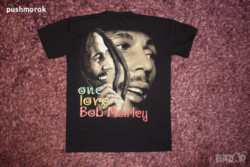 Bob Marley T shirt ONE LOVE Sz M / # 00059 /, снимка 1