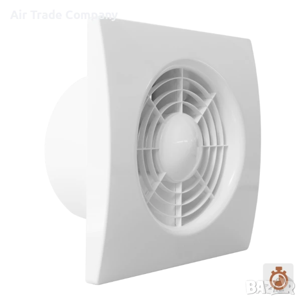 QS/ Ø120T – Вентилатор за баня с клапа и таймер, снимка 1