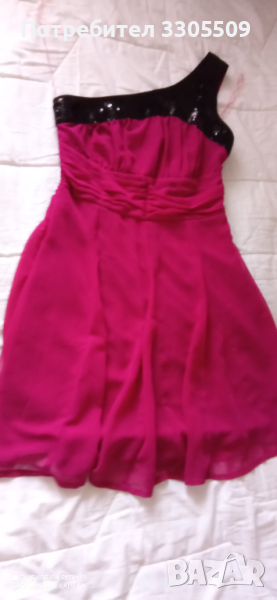 Бална Рокля с Презрамка едно Рамо С М, снимка 1