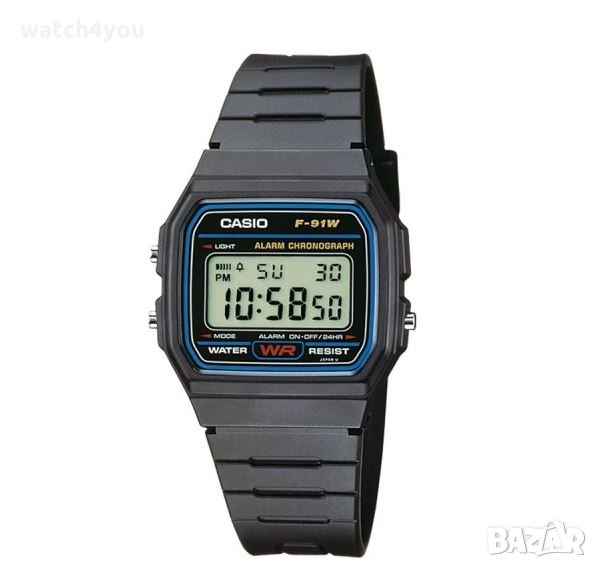 НОВ ОРИГИНАЛЕН CASIO F-91W-1YEF. КАСИО Ф 91. F 91W 1Y, снимка 1