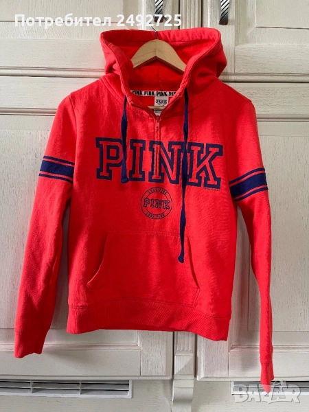 Суичър с качулка Pink , снимка 1